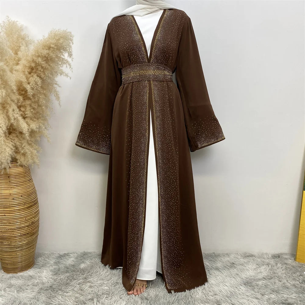 Luxury Dubai Sequin Beaded Kaftan Abaya Dress for Women