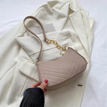 Mini Crescent Shoulder Bag for Women