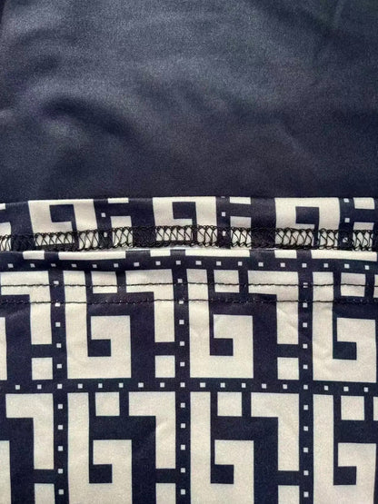 Plus Size Ethnic Geometric Print Dress
