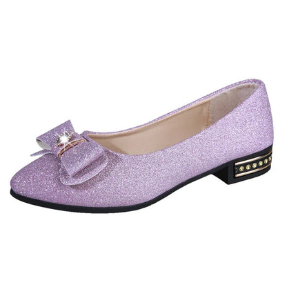 Women's Bowknot Soft Casual Loafers Flats
