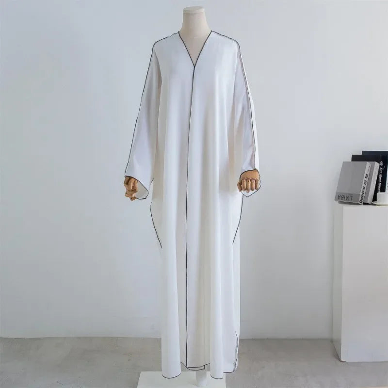 Smocked Sleeve One-Piece Prayer Abaya for Women