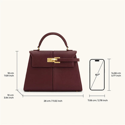 JW PEI Elise Burgundy Crossbody Handbag