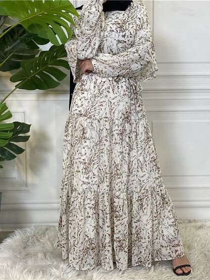 Modest Ramadan Kaftan Abaya Maxi Dress for Women
