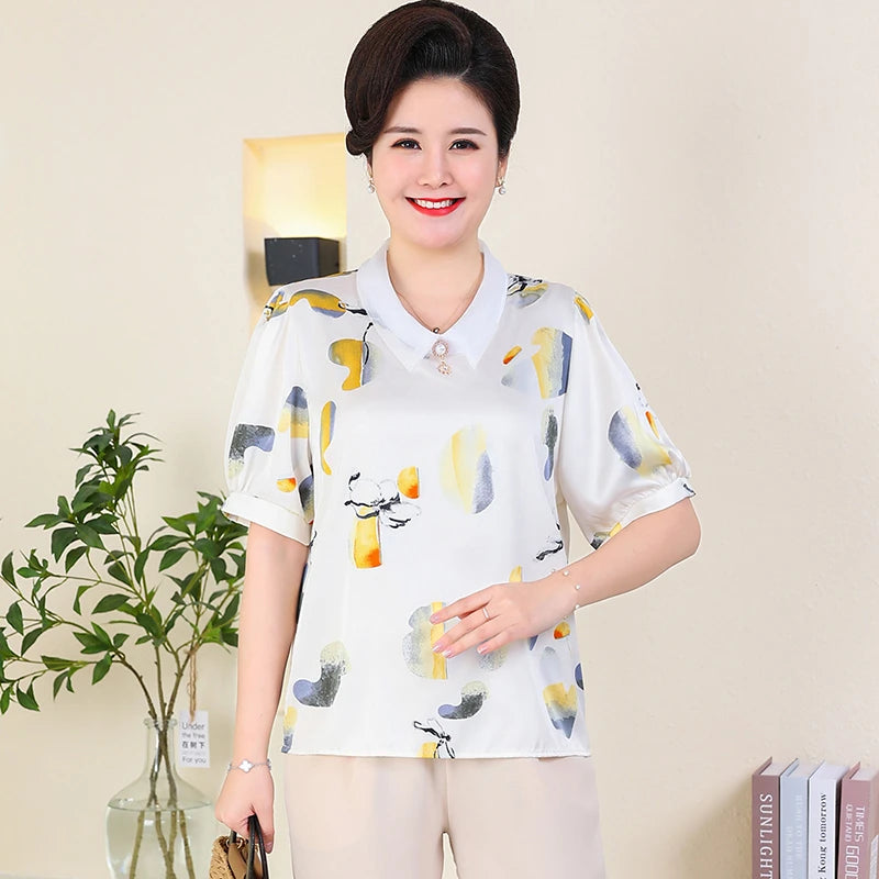 Women’s Korean Style Bow Chiffon Blouse