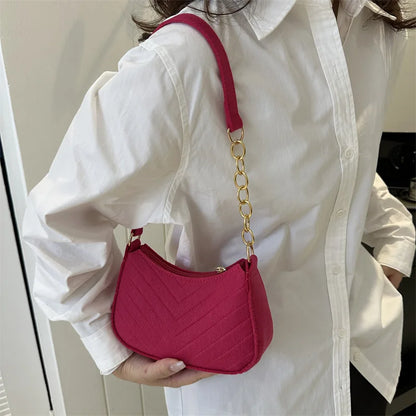 Mini Crescent Shoulder Bag for Women