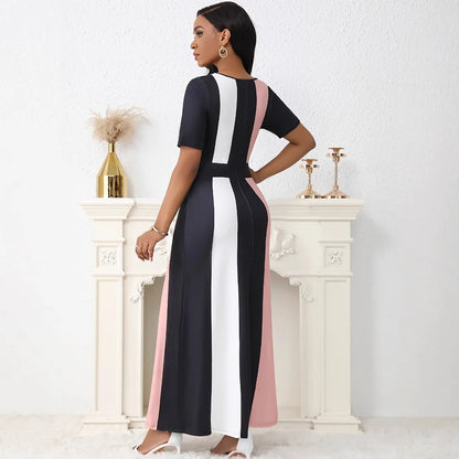 Plus Size Elegant Printed Summer Dress