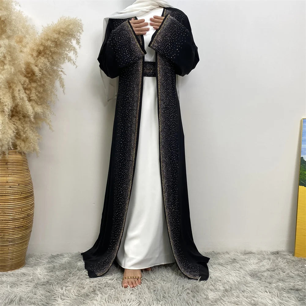 Luxury Dubai Sequin Beaded Kaftan Abaya Dress for Women