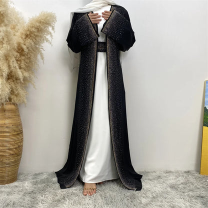 Luxury Dubai Sequin Beaded Kaftan Abaya Dress for Women