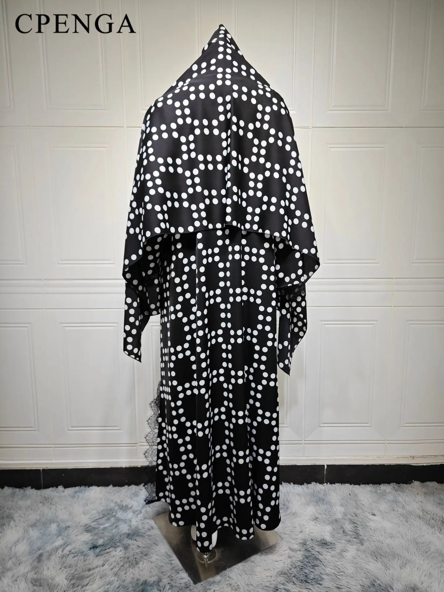 Dubai Abaya Dress with Hijab for Women – Loose Kaftan Robe