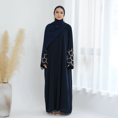 Luxury Dubai Modest Abaya Cardigan Dress for Women