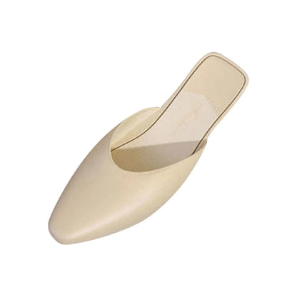 Women's Closed-Toe Flat Summer Slippers
