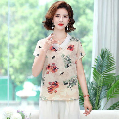Women’s Korean Style Bow Chiffon Blouse