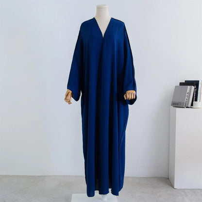 Smocked Sleeve One-Piece Prayer Abaya for Women