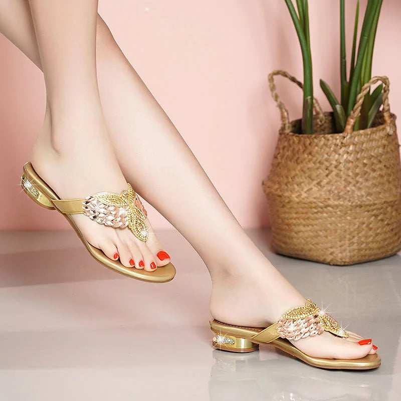 Water Diamond Bohemian Beach Sandals for Women