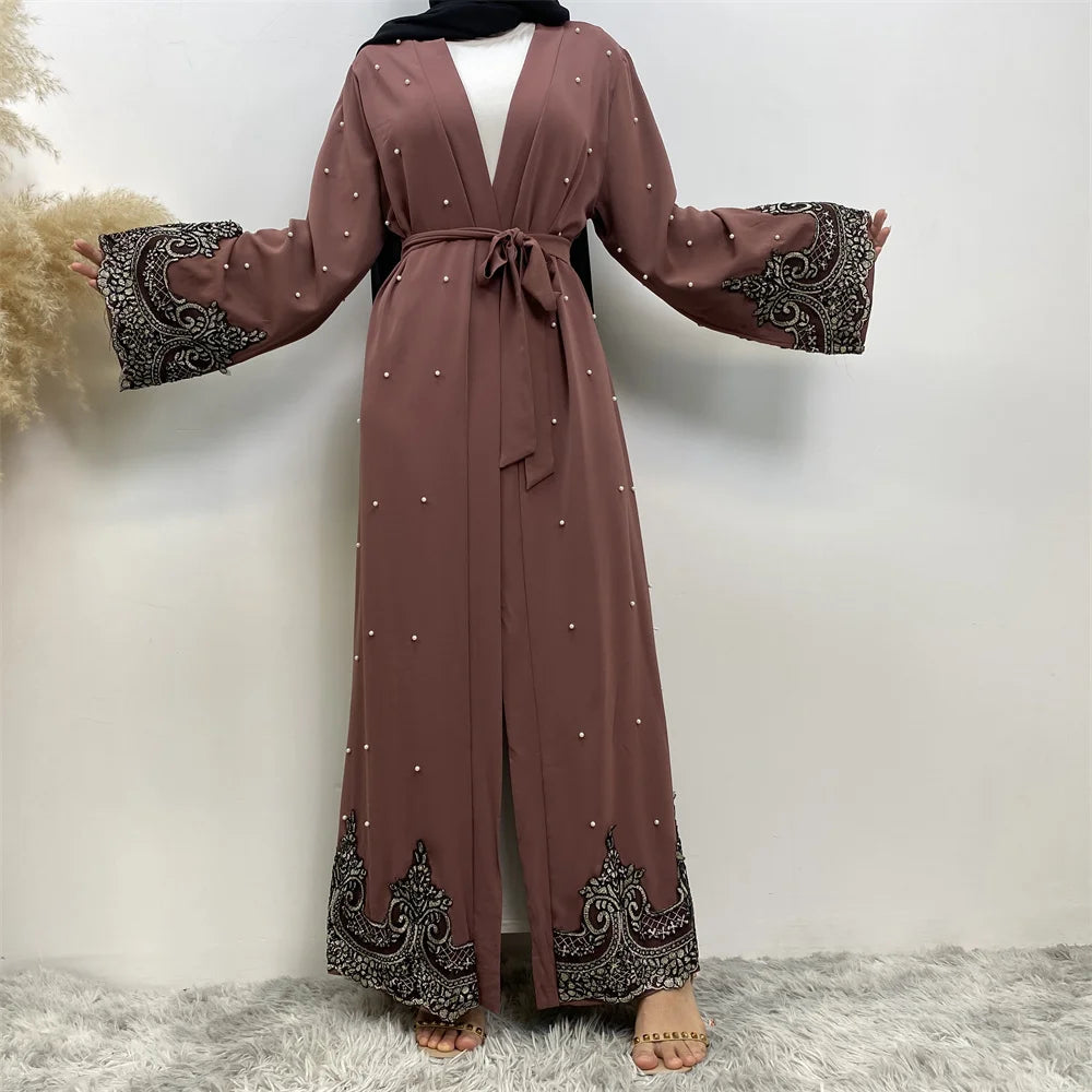 Modest Dubai Kimono Abaya Kaftan Cardigan for Women