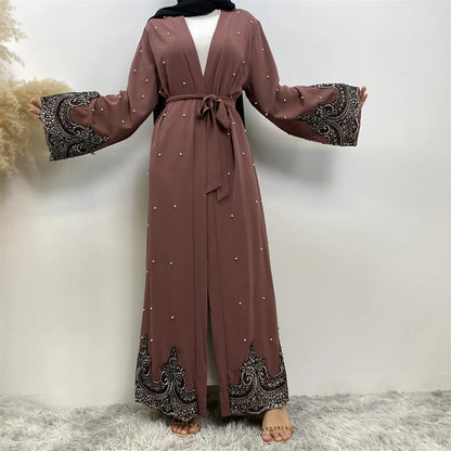 Modest Dubai Kimono Abaya Kaftan Cardigan for Women