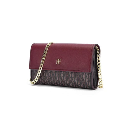 CH Fashion Letter Print Chain Shoulder Bag