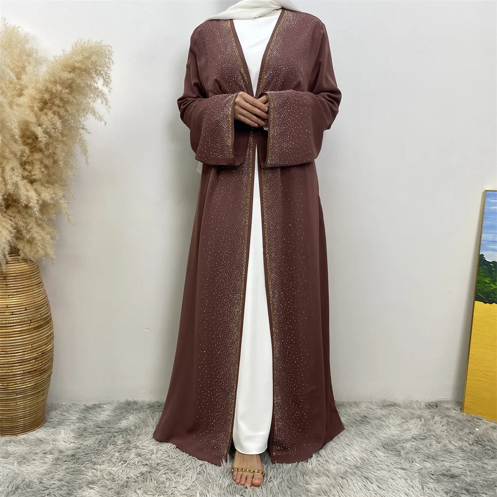 Luxury Dubai Sequin Beaded Kaftan Abaya Dress for Women