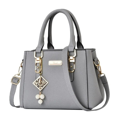 Large Capacity Leather Shoulder Messenger Bag for Women