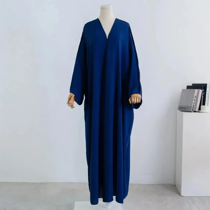 Smocked Sleeve One-Piece Prayer Abaya for Women