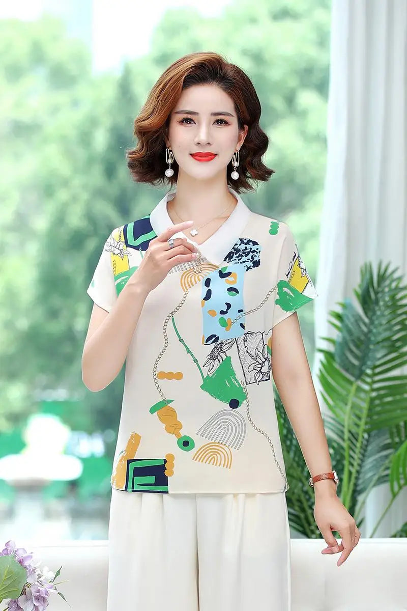 Women’s Korean Style Bow Chiffon Blouse