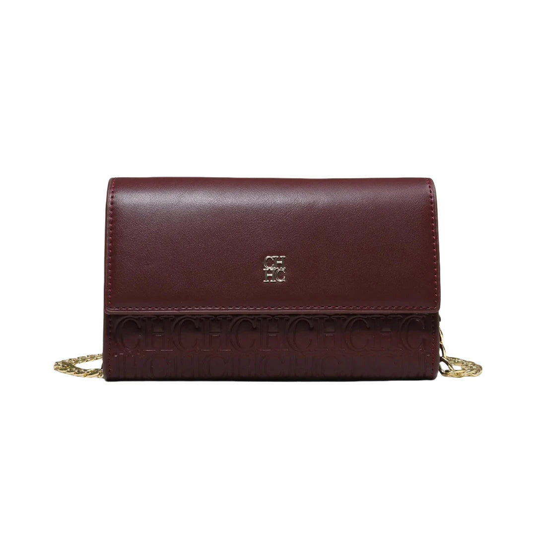 CH Fashion Letter Print Chain Shoulder Bag