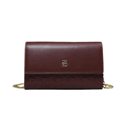 CH Fashion Letter Print Chain Shoulder Bag