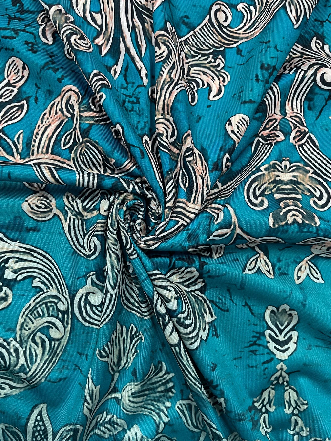 Plus Size Teal Floral Print Maxi Sundress