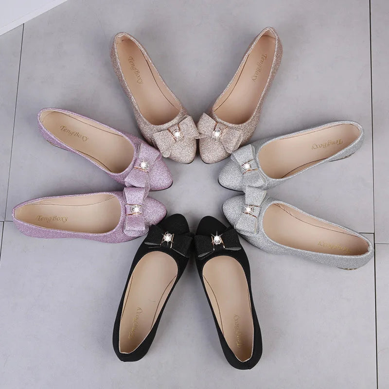 Women's Bowknot Soft Casual Loafers Flats