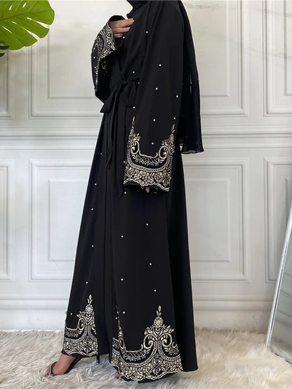 Modest Dubai Kimono Abaya Kaftan Cardigan for Women
