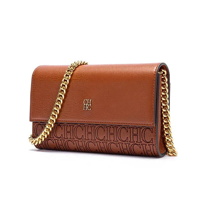 CH Fashion Letter Print Chain Shoulder Bag
