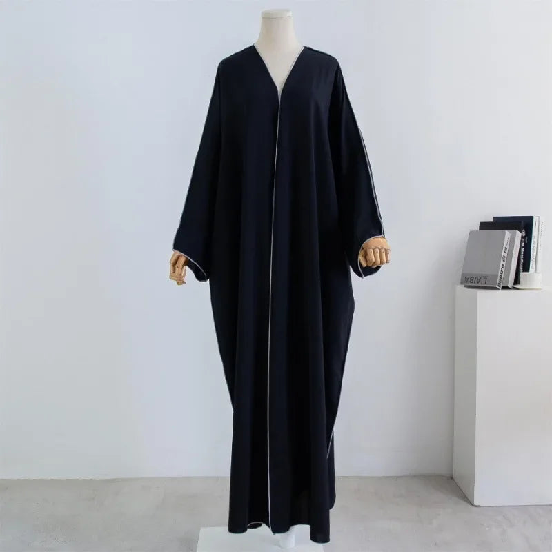 Smocked Sleeve One-Piece Prayer Abaya for Women