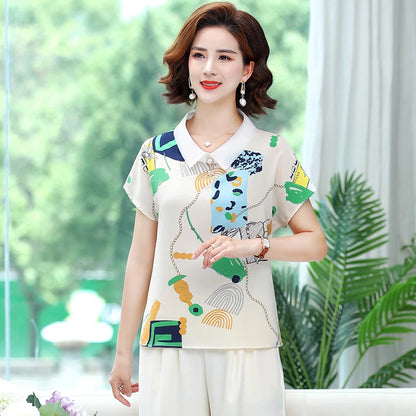 Women’s Korean Style Bow Chiffon Blouse
