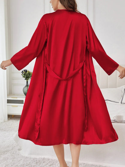 Women’s Premium Robe & Chemise Sleepwear Set