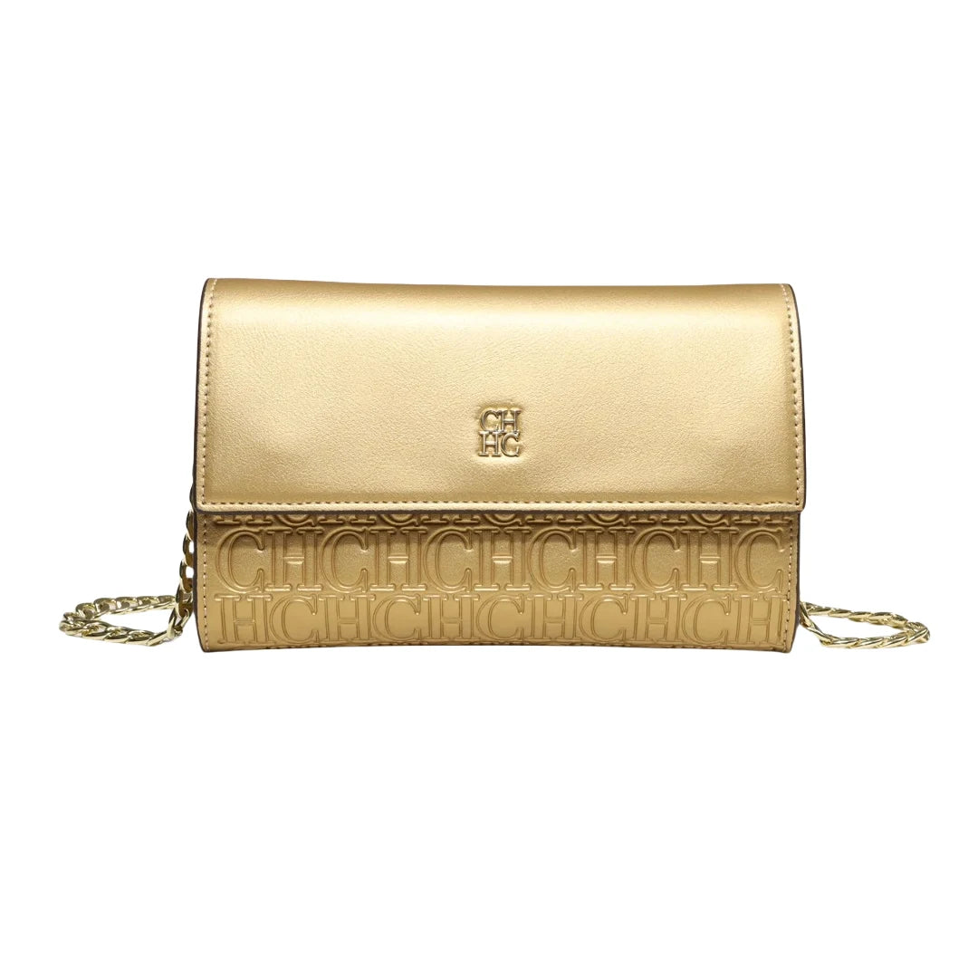 CH Fashion Letter Print Chain Shoulder Bag