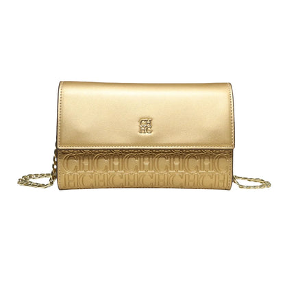 CH Fashion Letter Print Chain Shoulder Bag