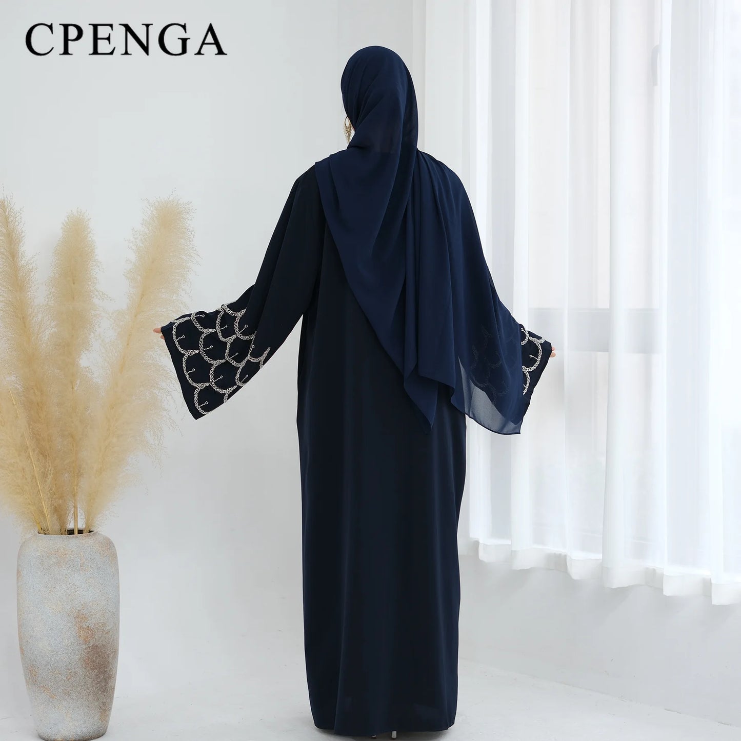 Luxury Dubai Modest Abaya Cardigan Dress for Women
