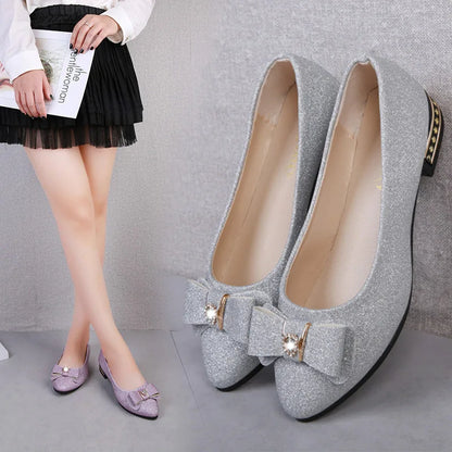 Women's Bowknot Soft Casual Loafers Flats