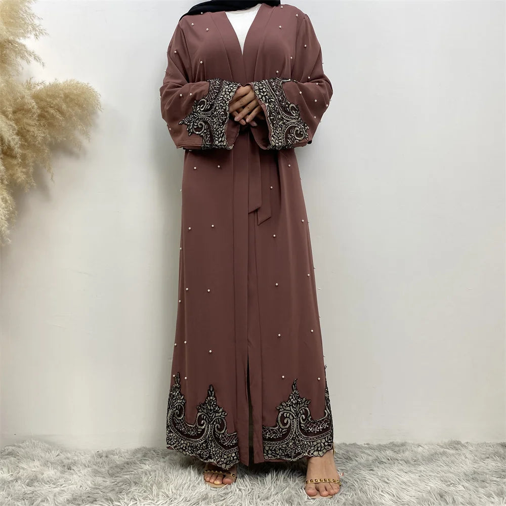 Modest Dubai Kimono Abaya Kaftan Cardigan for Women