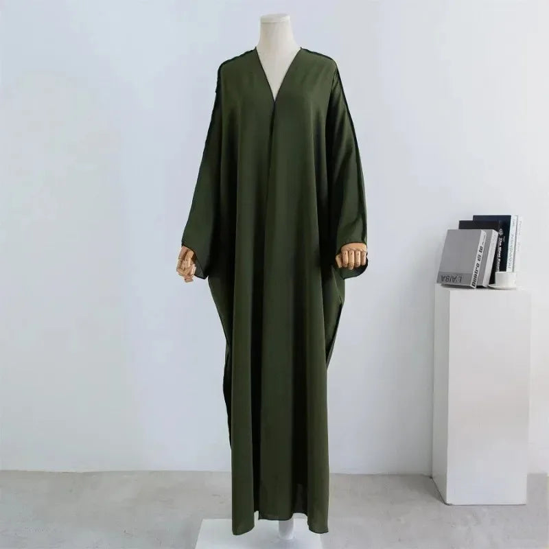 Smocked Sleeve One-Piece Prayer Abaya for Women