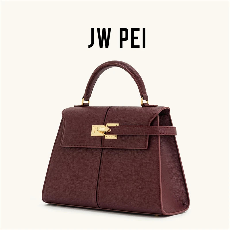 JW PEI Elise Burgundy Crossbody Handbag