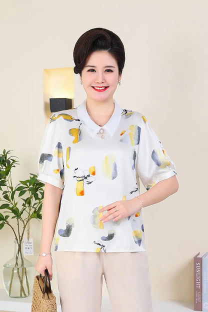 Women’s Korean Style Bow Chiffon Blouse