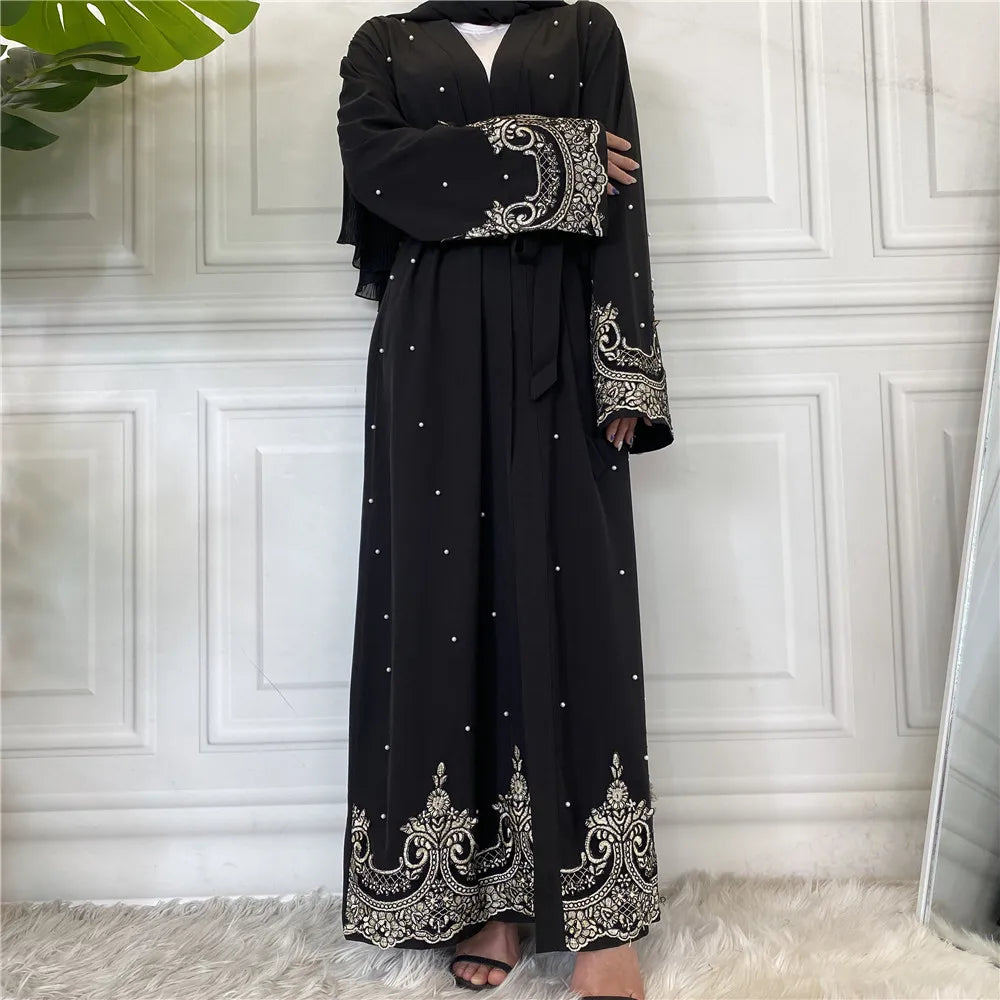 Modest Dubai Kimono Abaya Kaftan Cardigan for Women