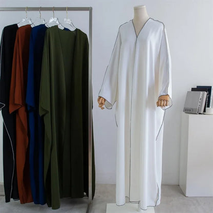 Smocked Sleeve One-Piece Prayer Abaya for Women