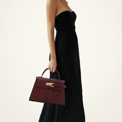 JW PEI Elise Burgundy Crossbody Handbag