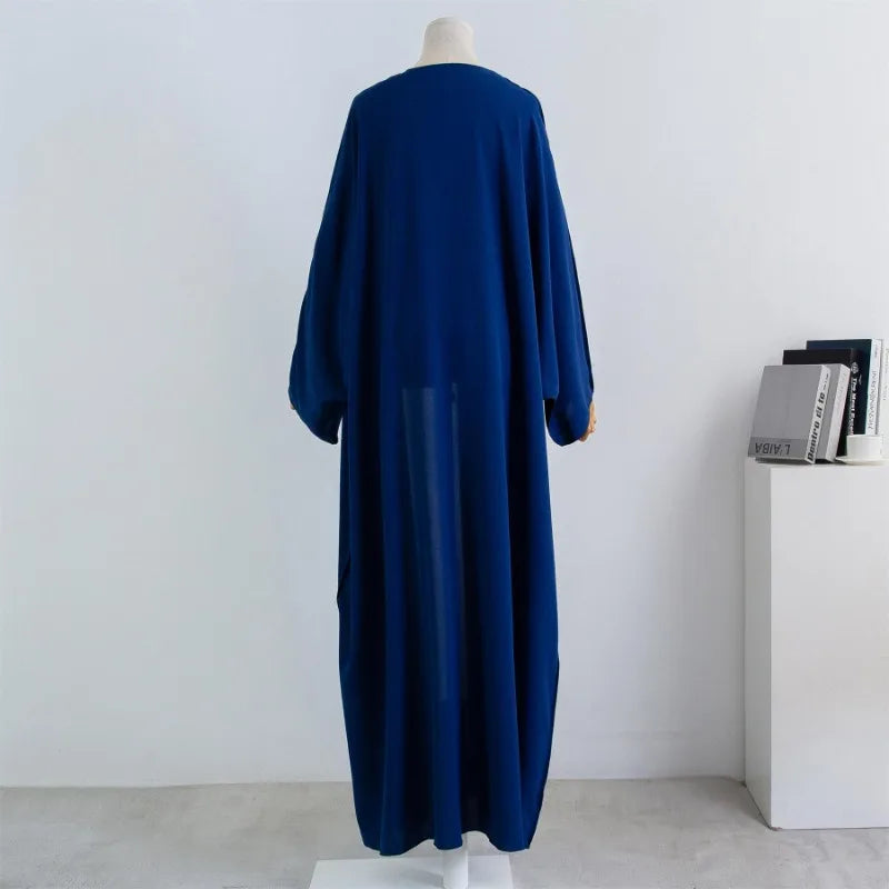 Smocked Sleeve One-Piece Prayer Abaya for Women