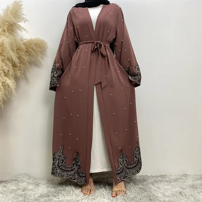 Modest Dubai Kimono Abaya Kaftan Cardigan for Women