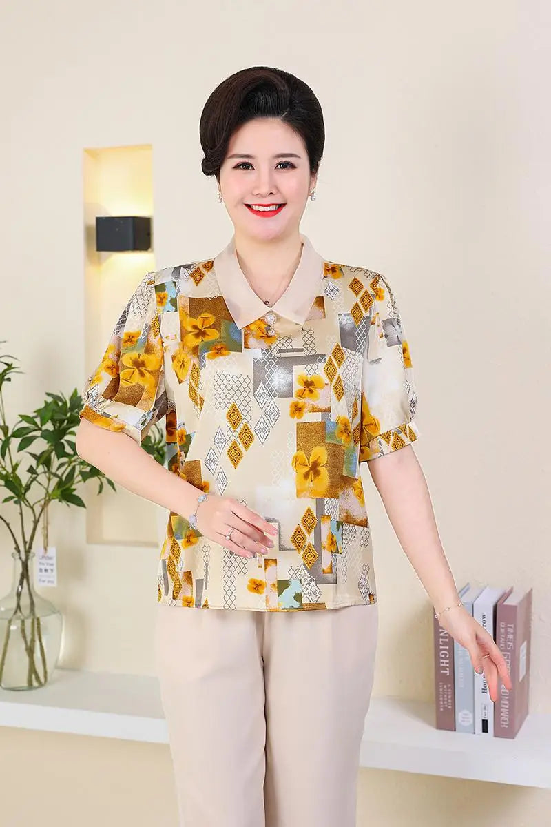 Women’s Korean Style Bow Chiffon Blouse