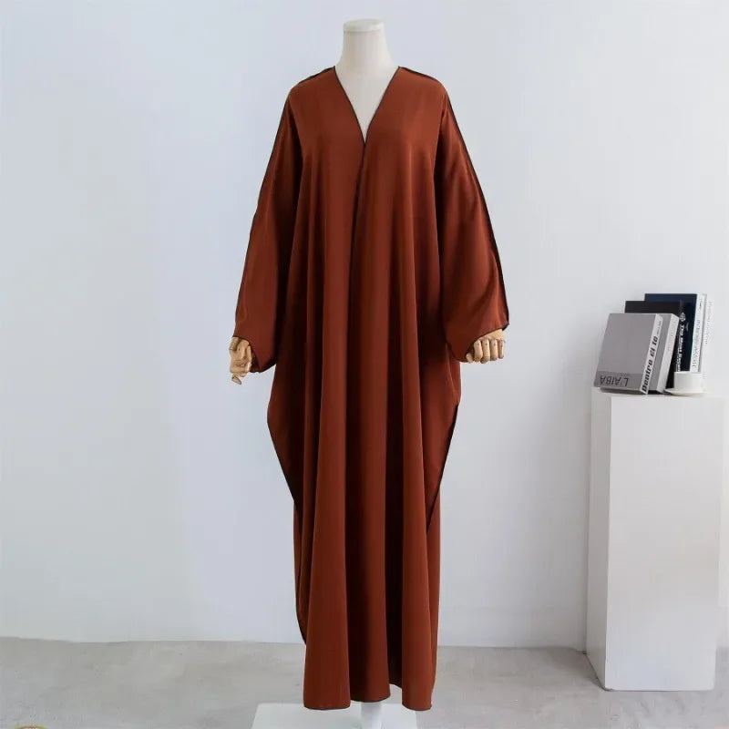 Smocked Sleeve One-Piece Prayer Abaya for Women