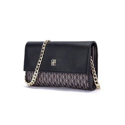 CH Fashion Letter Print Chain Shoulder Bag